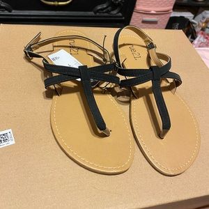 Black sandals